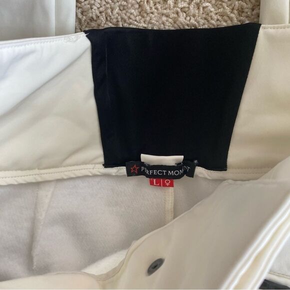 Perfect Moment Aurora High Rise Flare Ski Pants Waterproof Large White NWT - Picture 3 of 7